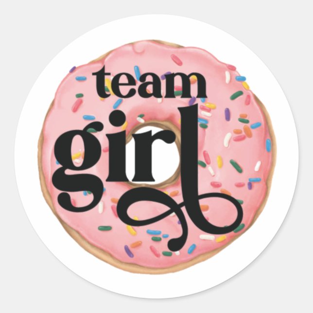 Sticker pour la révélation de genre de la fille de (Devant)