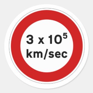 Sticker pour la vitesse du signal lumineux