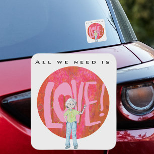 Sticker pour l'amour et la paix