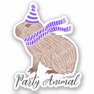 Sticker pour l'animal du parti