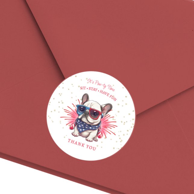 Sticker pour l'anniversaire de Chien : Pawty (Créateur téléchargé)