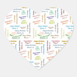 Sticker pour l'anniversaire du 11 mars