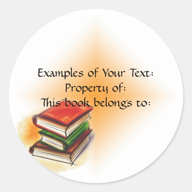 Sticker pour l'apprentissage du livre (Devant)