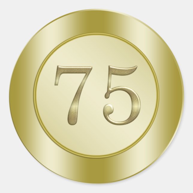 Sticker pour le 75e anniversaire (Devant)