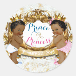 Sticker pour le Baby shower de révélation sur le g