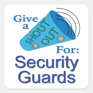Sticker pour le Carré des gardes de sécurité