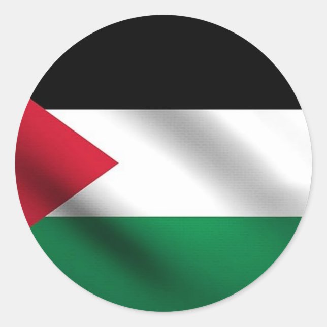 Sticker pour le drapeau palestinien (Devant)