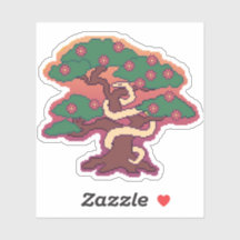 Sticker pour le Nouvel An 2025 du serpent