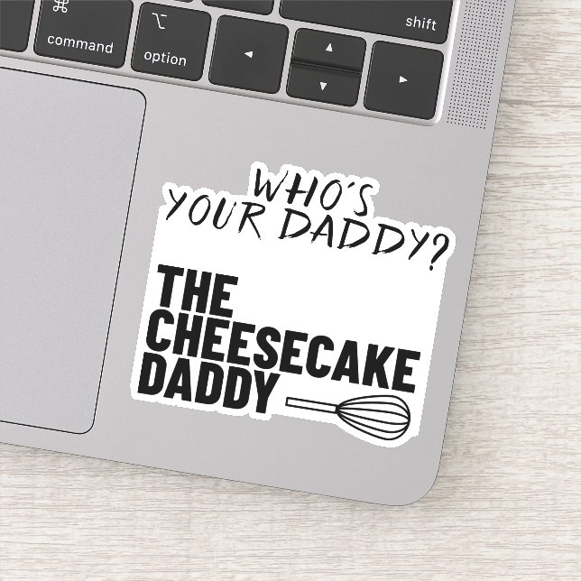 Sticker pour le papa au fromage blanc (Détail)