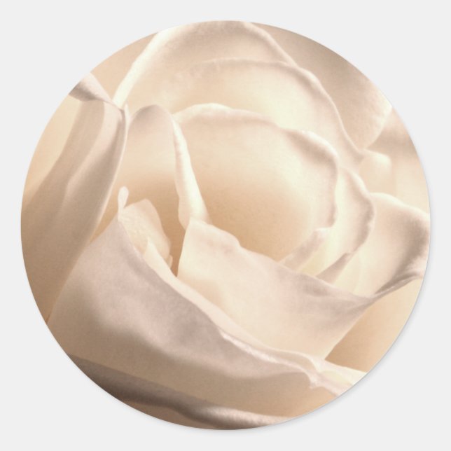 Sticker pour le phoque blanc de mariage d'invitati (Devant)