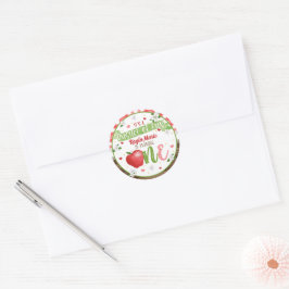 Sticker pour le premier anniversaire de la pomme -