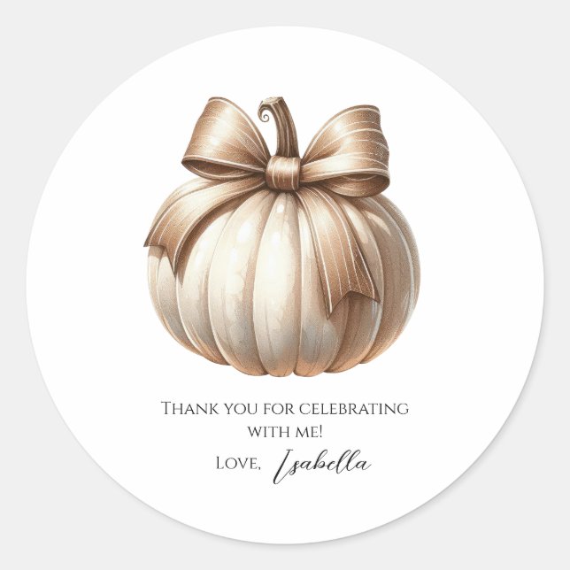 Sticker pour le premier anniversaire du petit Citr (Devant)