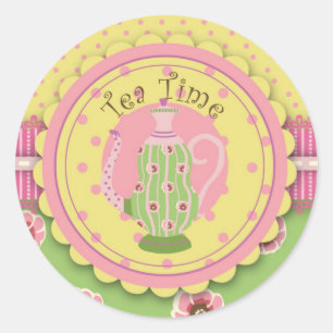 Sticker pour le service de thé