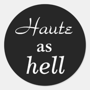 Sticker pour l'enfer Haute as