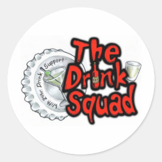 Sticker pour l'équipe de boisson