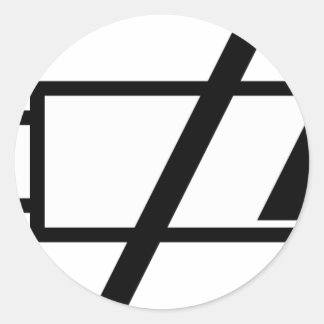 Sticker pour les batteries mortes