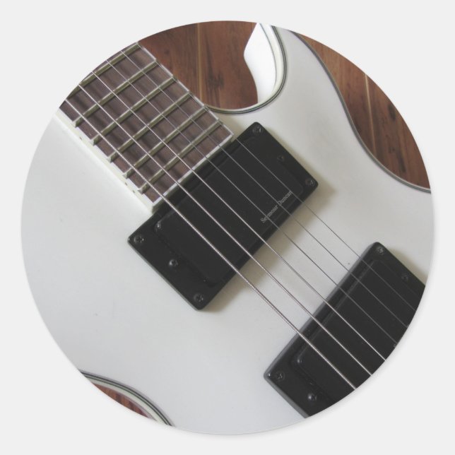Sticker pour les chariots et les cordes de guitare (Devant)