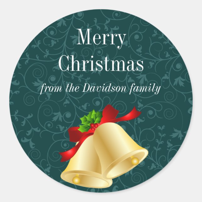 Sticker pour les cloches de Noël (Devant)
