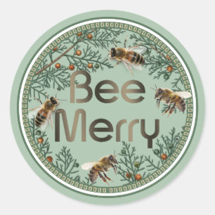 Sticker pour les fêtes d'abeille