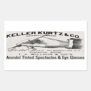 Sticker pour lunettes de vue vintages