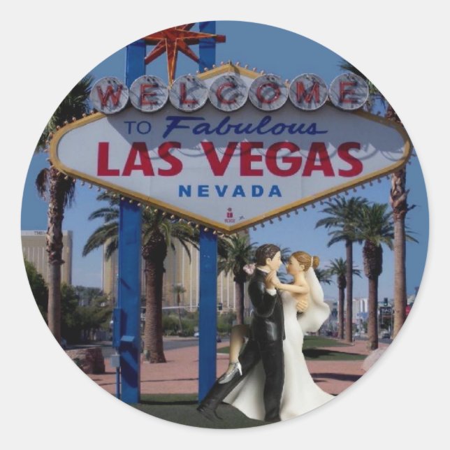 Sticker pour mariée et chambre Mariage de Las Vega (Devant)