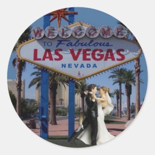 Sticker pour mariée et chambre Mariage de Las Vega