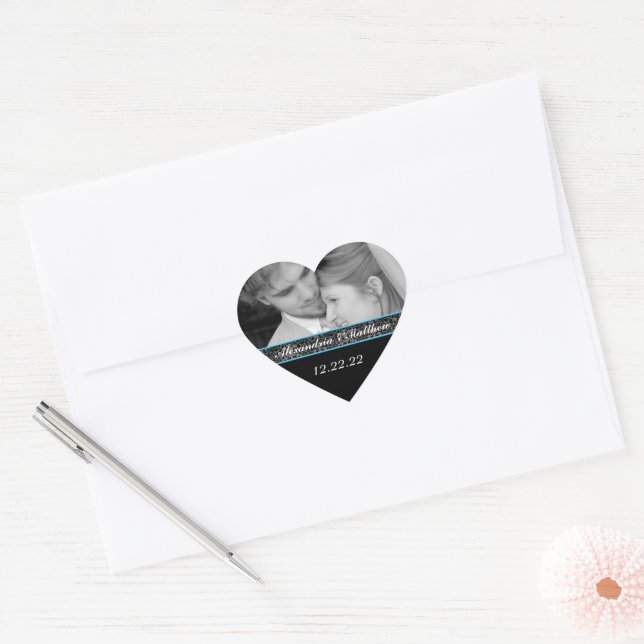 Sticker pour mariée et chambre Votre Triage Bleu P (Enveloppe)