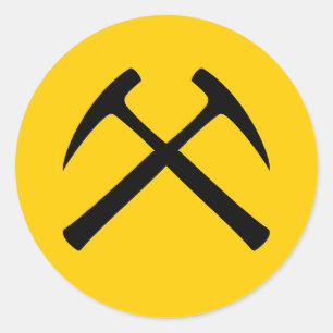 Sticker pour marteaux de roche croisés