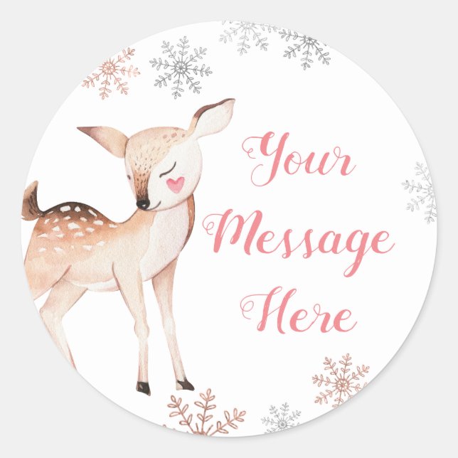 Sticker pour Merci d'anniversaire de l'hiver de Ce (Devant)