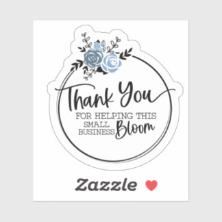 Sticker pour Merci d'emballage pour l'artisan/PME