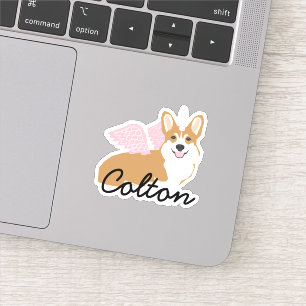 Sticker pour nom de animal de compagnie de Corgi U