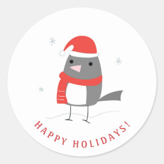 Sticker pour oiseaux d'hiver