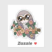 Sticker pour ordinateur portable à chouette mou