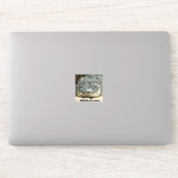 Sticker pour ordinateur portable Alligator à parti