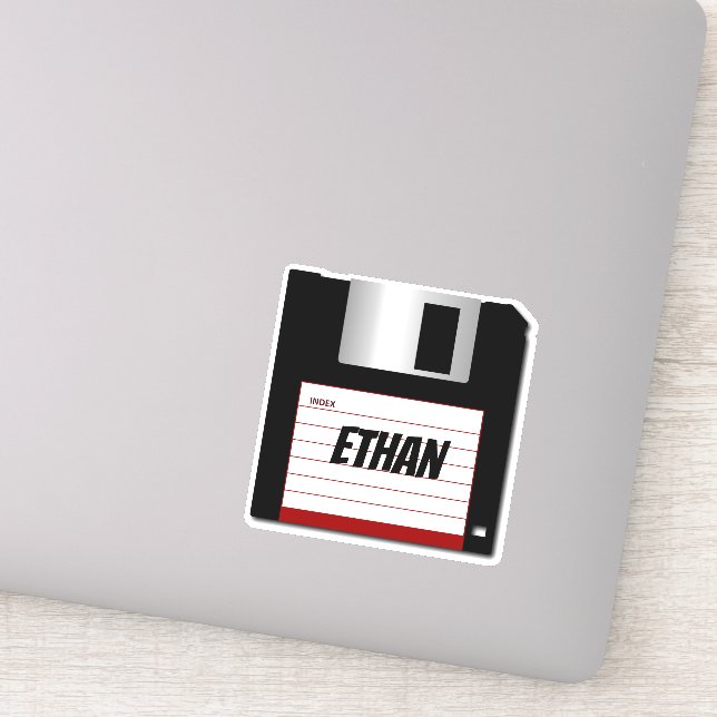 Sticker pour ordinateur portable de disquette 3,5  (Détail)