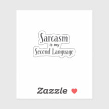 Sticker pour ordinateur portable Sarcasm