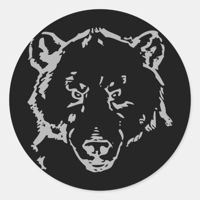 Sticker pour ours Grizzly (Devant)