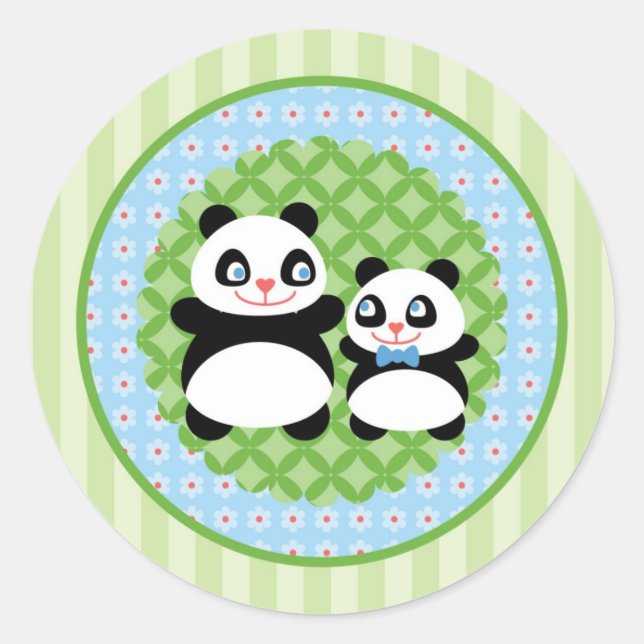 Sticker pour ours Panda (Devant)