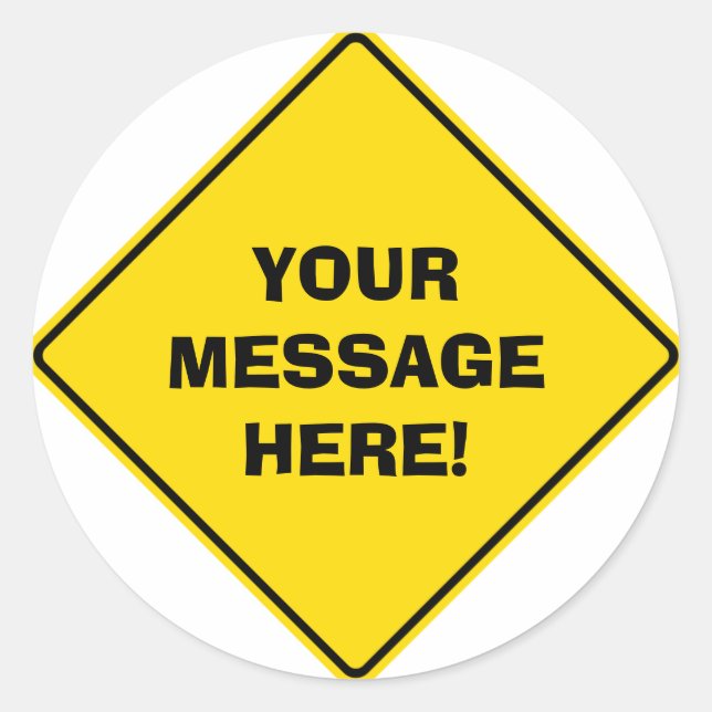 Sticker pour panneau routier (Devant)