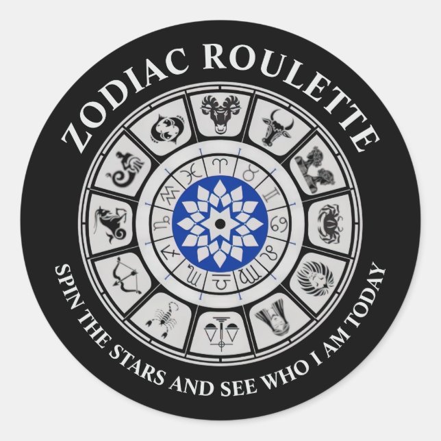Sticker pour panneaux Zodiac amusants (Devant)