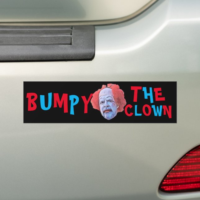 Sticker pour pare-chocs clown (En voiture)