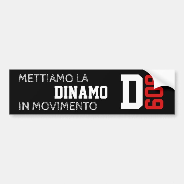 Sticker pour pare-chocs DINAMO609 (Devant)