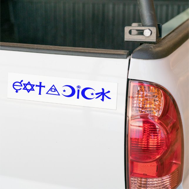 Sticker pour pare-chocs EatADick (Sur camion)
