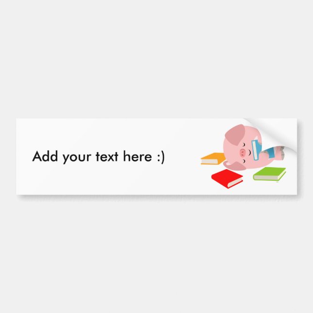 Sticker pour pare-chocs pour le petit lecteur de l (Devant)