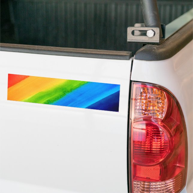 Sticker pour pare-chocs Rainbow (Sur camion)