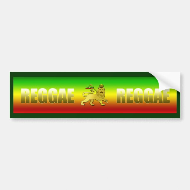 Sticker pour pare-chocs Reggae (Devant)