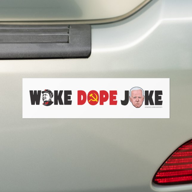 Sticker pour pare-chocs Woke Dope (En voiture)