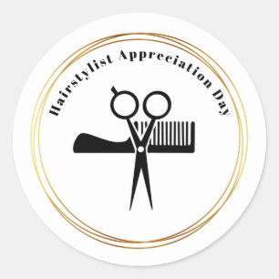 Sticker pour peignette de jour d'appréciation des 