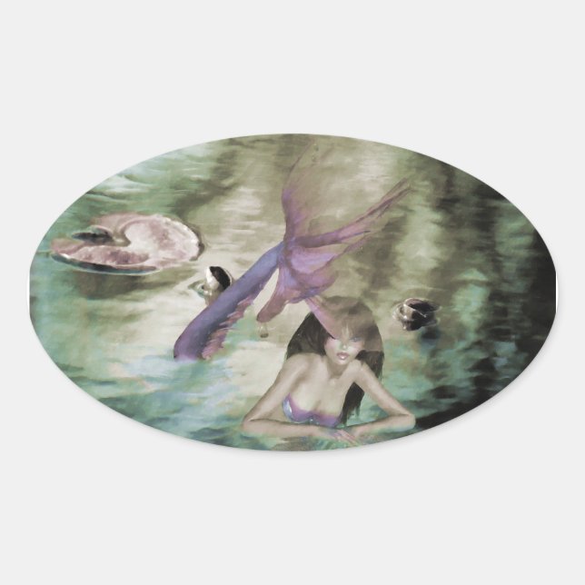 Sticker pour petite sirène (Devant)