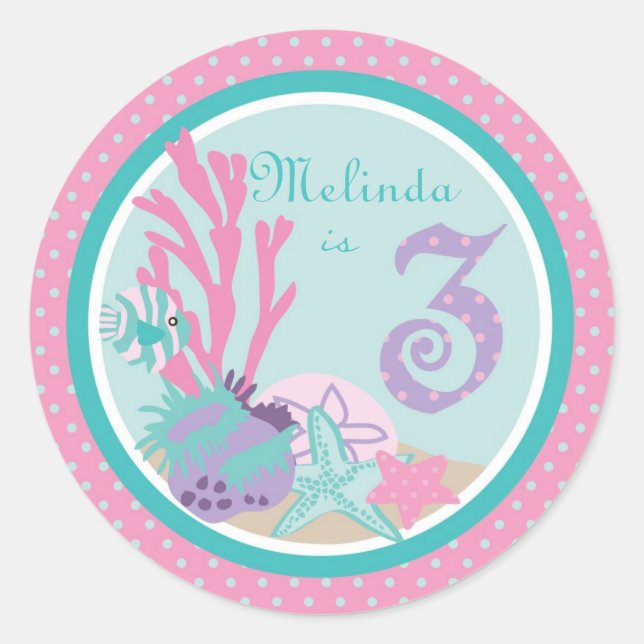 Sticker pour petite sirène 3 (Devant)